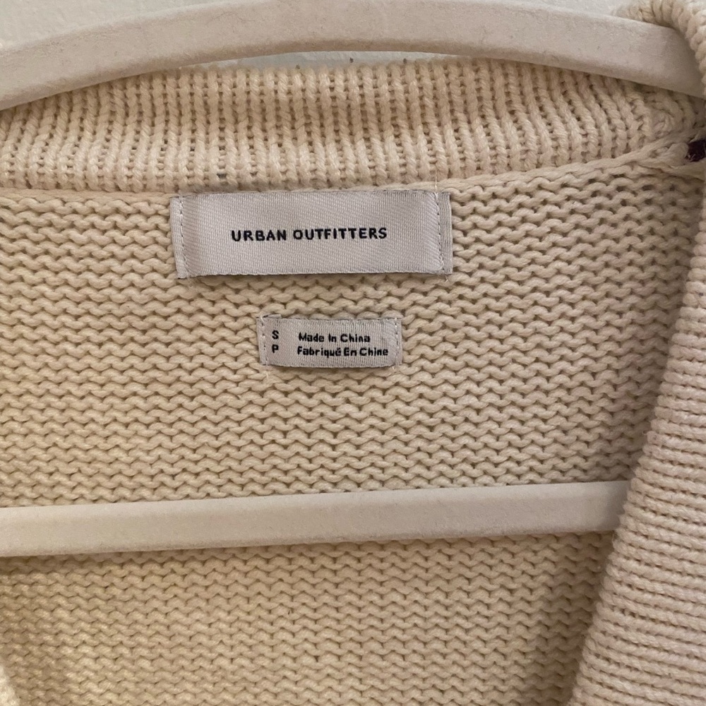 Urban Outfitters Beige Knit Cardigan